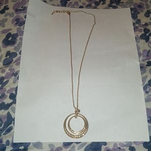 Cascading Circles Pendant Necklace
